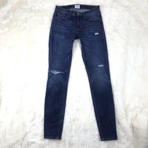 Hudson Nico Mid Rise Super Skinny Jeans Size 24